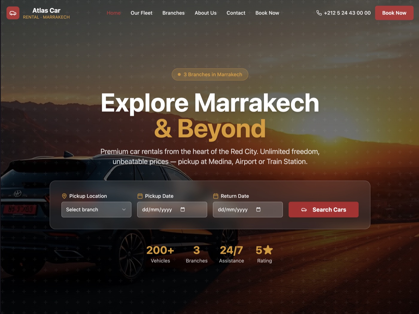 Atlas Car — website result