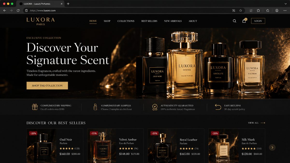 LUXORA Paris — Luxury fragrance store